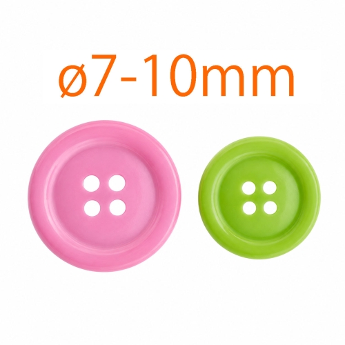Nööbid läbimõõduga ø7mm-10mm (suurustes 11L-16L)