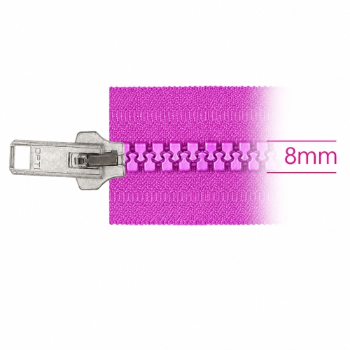 8mm Plastic Zipper Parts, Sliders, Pullers