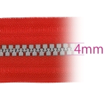 4mm hammastikuga plast-tõmblukud