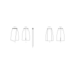 Выкройка: Women`s Skirt & Belt, Butterick, B6836 