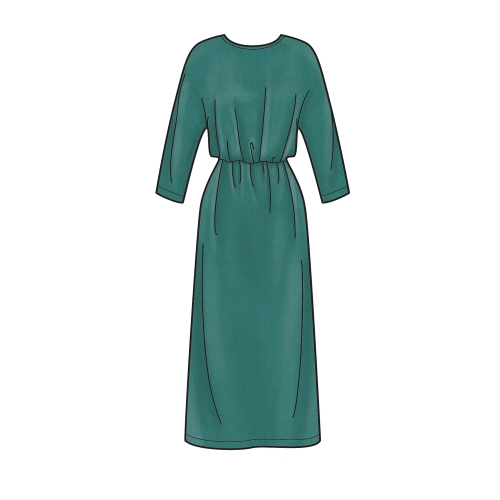 Naiste kleidid pikkusvariatsioonidega, Simplicity Pattern #S9010 