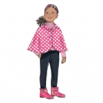 Выкройка: Children`s, sizes: Girls` Capes and Poncho with Hood, Collar or Fringe Trim, Butterick B6373 