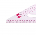 1:3 and 1:4 cm Transparent Scale Ruler, #3220 