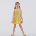 Laste tilk-taljega kleit, suurused: A (3-4-5-6-7-8), Simplicity Pattern #S S9153 