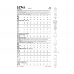 Выкройка: Misses` Pleated or Flared Skirts, Butterick B6744 