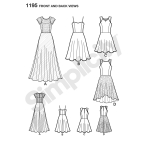 Naiste ja Petite-naiste eriliste sündmuste kleit, Simplicity Pattern #1195 