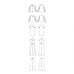Выкройка: Misses` Jacket, Top, Dress, Jumpsuit and Pants, Butterick B6600 