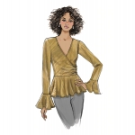 Ompelukaavat: Misses` Top, Butterick B6628 