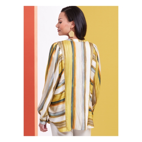 Lõikekomplekt BUTTERICK B6943 MISSES` TOP WITH SHORT OR LONG SLEEVES 