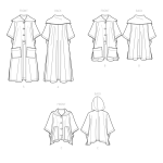 Simplicity Sewing Pattern S9649 MISSES` PONCHOS 