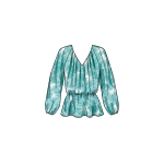 Simplicity Sewing Pattern Misses` Blouses, SS9604 