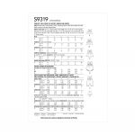 Simplicity lõiked S9319 Toddlers` Criss-Cross Top, Dresses, Rompers and Panties, CAA(1/2-1-2-3-4) 