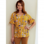 Выкройка: Misses` Tops and Sash, Butterick B6770A 