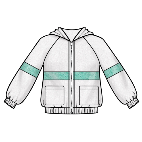 Laste ja tüdrukutetrikoo Hooded jakk, Simplicity Pattern #S8999 