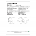 Выкройка: Misses` Top, Butterick B6026 