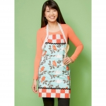 Выкройка: Misses`/Girls` and 46 cm (18`) Doll Lined Aprons with Patch Pockets and Bands, Kwik Sew K0234 