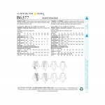 Выкройка: Misses` Seamed Tunics with Asymmetical Hems, Butterick B6377 