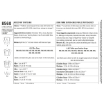 Naiste trikoo-spordirinnahoidjad, suurused: A (30A-44G), Simplicity Pattern # 8560 