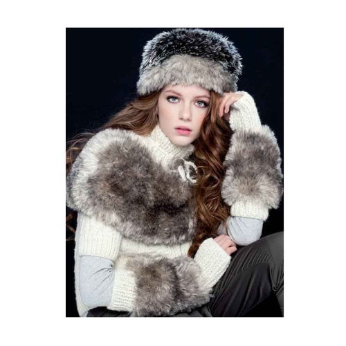 Меховая пряжа Mink, Lanas Stop 