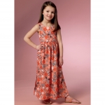Выкройка: Children`s, sizes: Girls` Dress and Culottes, Butterick B6202 