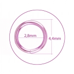 Кольца для изготовления цепей, проволока 20 ga ø0,8 мм, кольцо ø2,78мм, Beadalon (USA) 