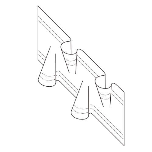 Curtain Tape 100 mm, Z13/Z-200 