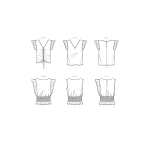 Simplicity Sewing Pattern Misses` Tops, SS9605 