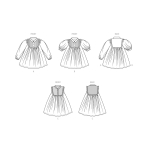 Simplicity lõikekomplekt S9830 CHILDREN`S DRESSES, SS9830A 