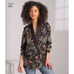 Women’s / Plus Size Oversized Blazer, Simplicity Pattern #8697 