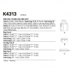 Выкройка: Mug Case, Tea Bag Case & Mug Cozy, Kwik Sew K4313 
