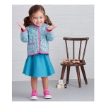Simplicity lõikekomplekt S9485 Toddlers` Knit Top, Jacket, Vest, Skirt and Pants 