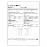 Выкройка: Misses` Tapered Pants, Butterick B6327 