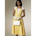 Выкройка: Misses` Dress and Belt, Butterick B6211 