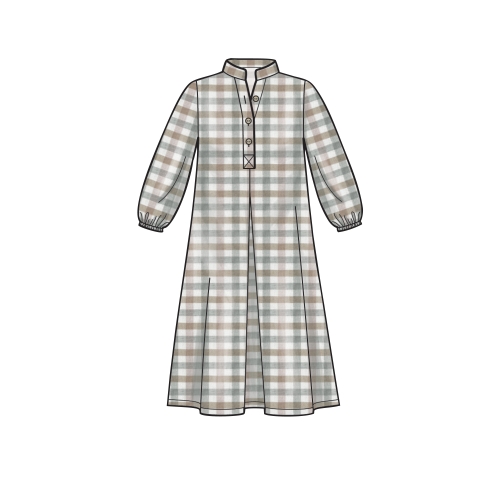 Naiste kleidid käise variatsioonidega, Simplicity Pattern #S8983 