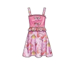 Simplicity Sewing Pattern Children`s and Girls` Dress, Top and Skirt, SS9560 