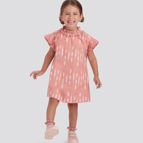 Simplicity Sewing Pattern S9244 Toddlers´ Dresses, A (1/2-1-2-3-4) 