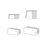 Simplicity Sewing Pattern Zippered Cases SS9525OS 
