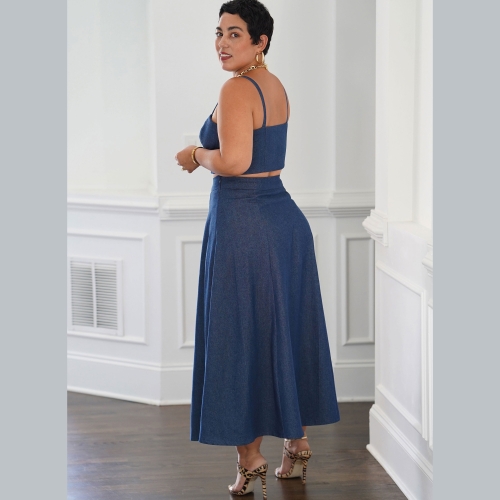 Simplicity lõikekomplekt S9894 MISSES` AND WOMEN`S TOP AND SKIRT IN TWO LENGTHS 