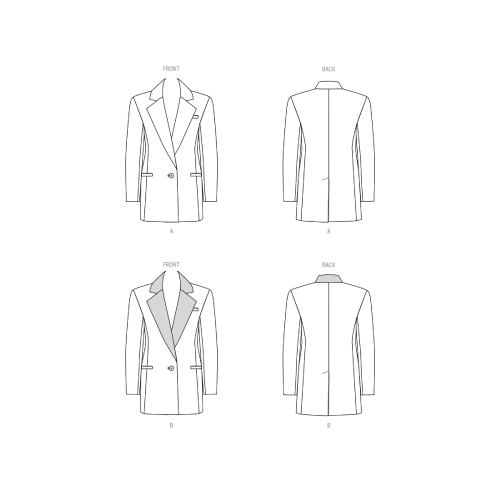 Lõikekomplekt BUTTERICK B6960 MISSES` JACKETS 