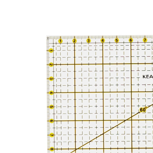 Транспарент Plastic Ruler 16cm x 16cm, thickness 3mm, Kearing KPR1616 