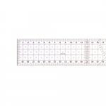 Transparent Thin Plastic metric Ruler 5 cm x 60 cm DY2660 