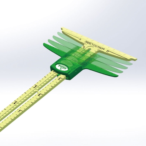 Длинная линейка в дюмах, 11` (~28 см), Clover 9585 