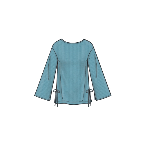 Naiste ja Petite-naiste drapeeritud pluus, Simplicity Pattern #S8986 