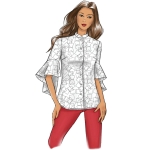 Выкройка: Misses` Top, Butterick B6665 