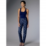Выкройка: Misses` Tapered Pants, Butterick B6327 