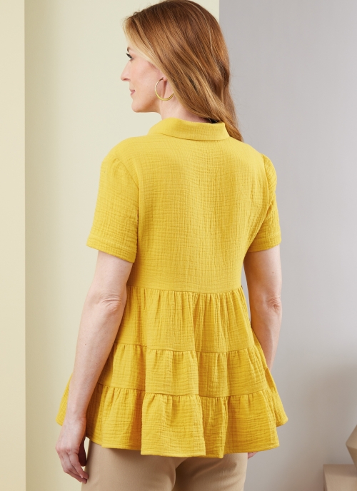 Ompelukaava BUTTERICK B6897 MISSES` TOP 