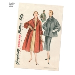 Neidude vintage mantel või jakk, Simplicity Pattern # 8509 