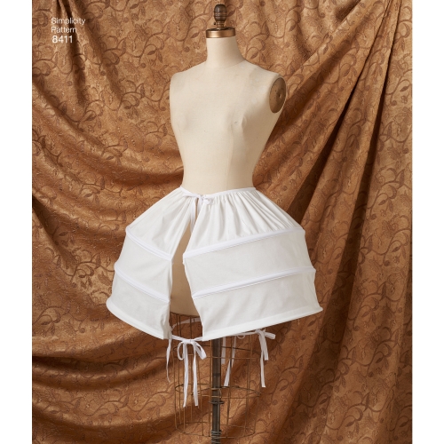 Naiste 18. sajandi kostüüm, Simplicity Pattern # 8411 