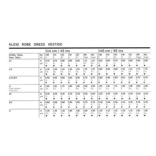 Seelik & jakk 116 - 158cm, Seelik & jacket/ Burda 9547 