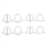 Naiste paeladega trikookardiganid, Simplicity Pattern #S8951 